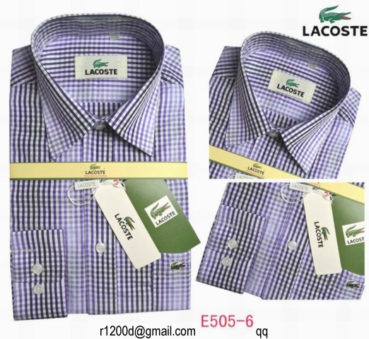 chemise lacoste discount